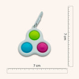 Simple Dimple Nøglering Med 3 Puder