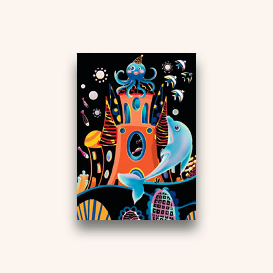 Skrabekort Med Havtema