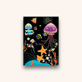 Skrabekort Med Havtema