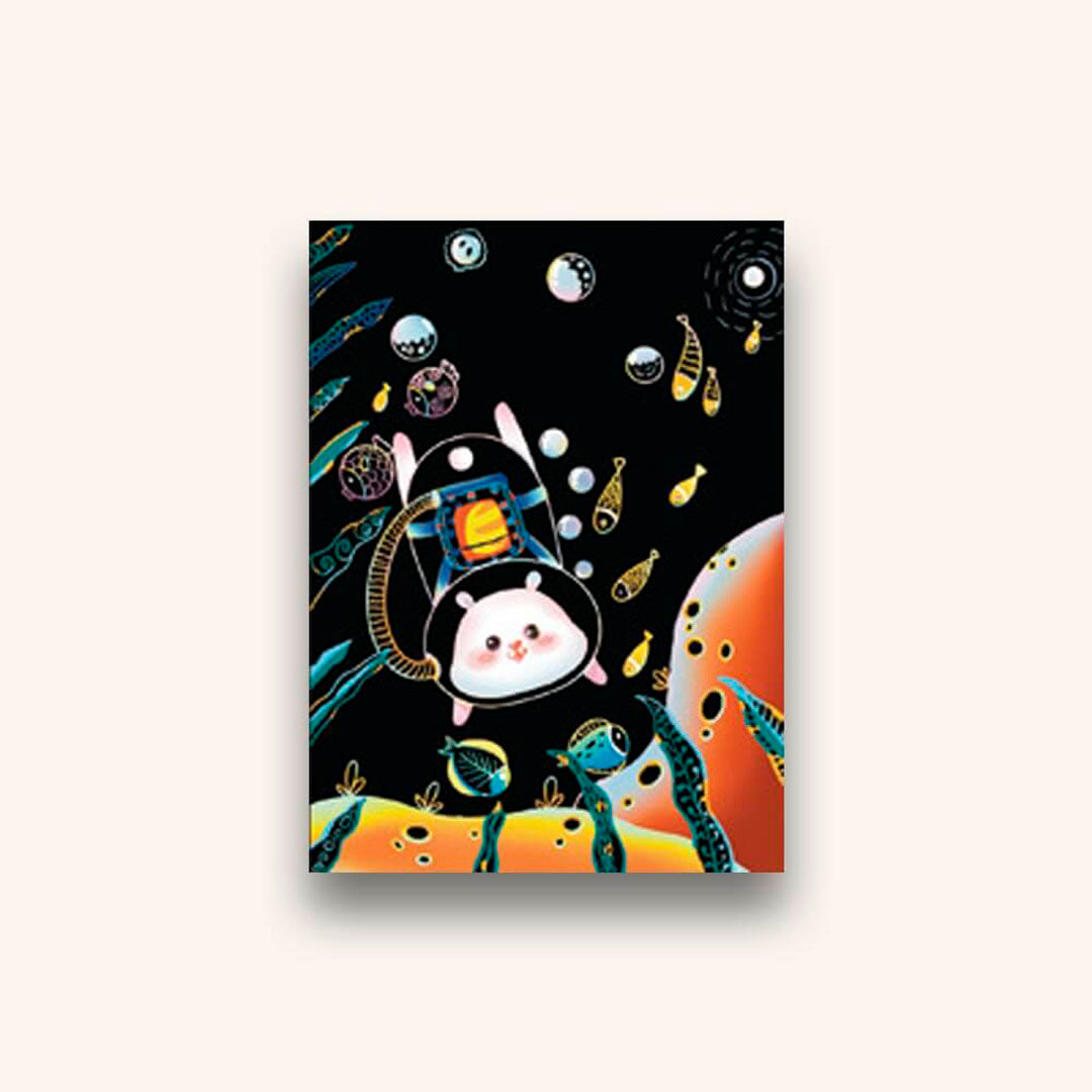 Skrabekort Med Havtema