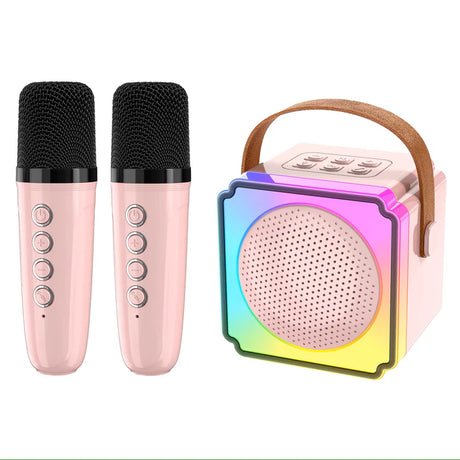 Smilezone - Karaoke Anlæg P8 - 2stk Trådløs Mikrofoner