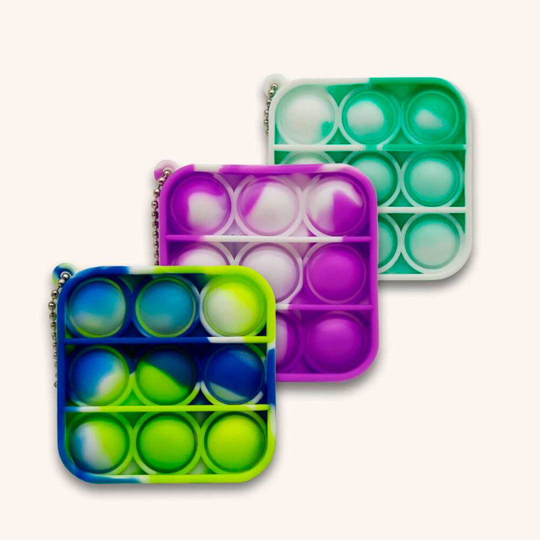 Tie Dye Mini Pop It - Nøglering