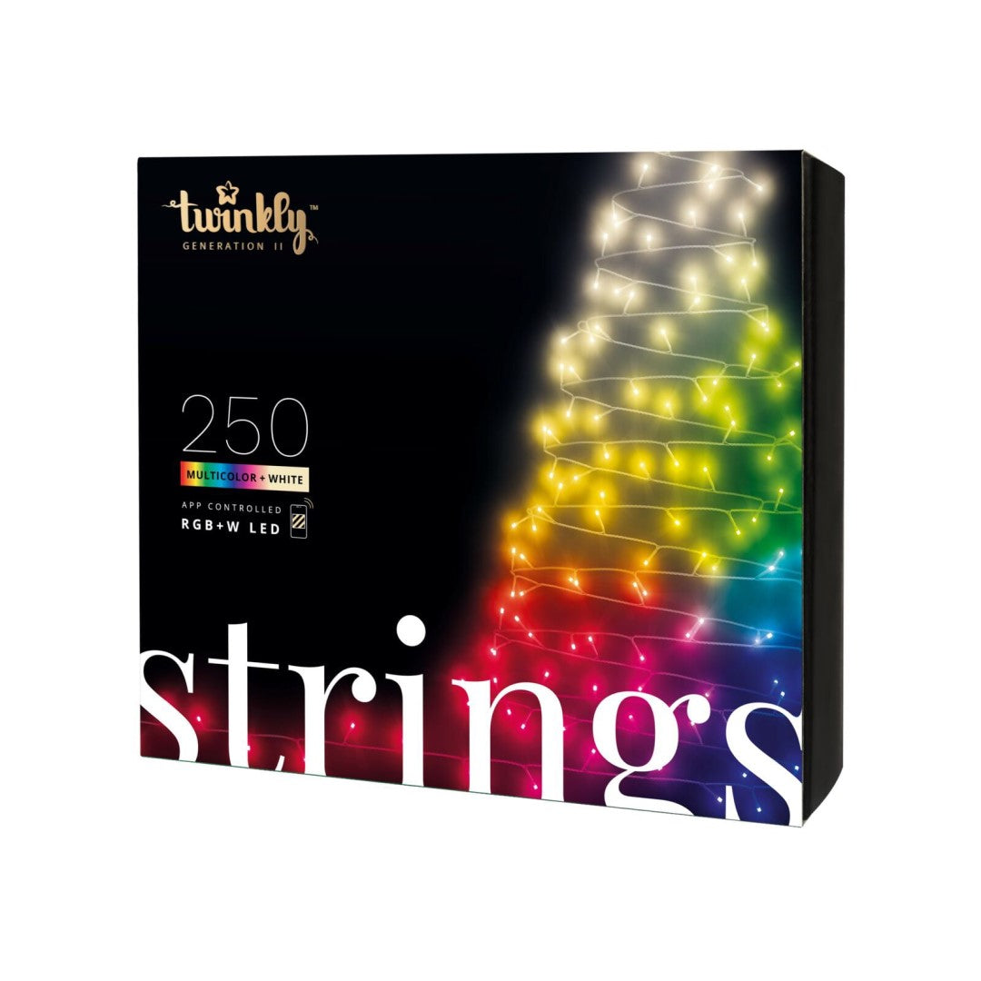 Twinkly Strings - Klar Lyskæde På 20 Meter Med 250 RGBW LEDs