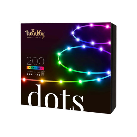 Twinkly Dots - Lyskæde På 10 Meter Med 200 RGB LEDs