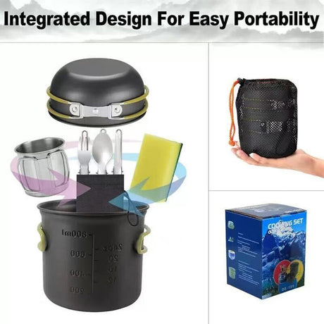 Udendørs Kogesæt - 8 Dele