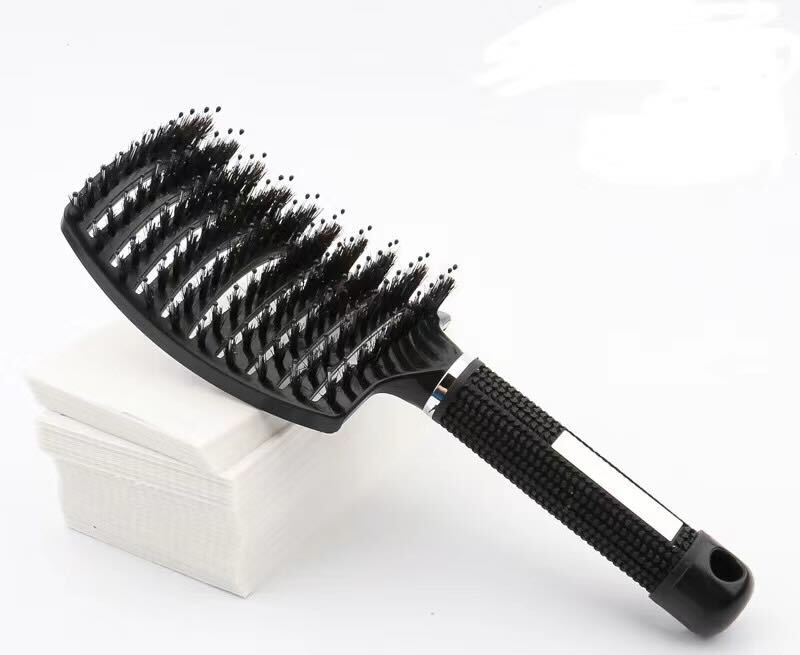 Curved Paddle Brush - Hårbørste