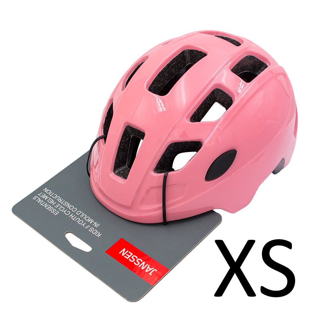 Janssen - Børne Cykelhjelm Gloss Pink - Billede 1