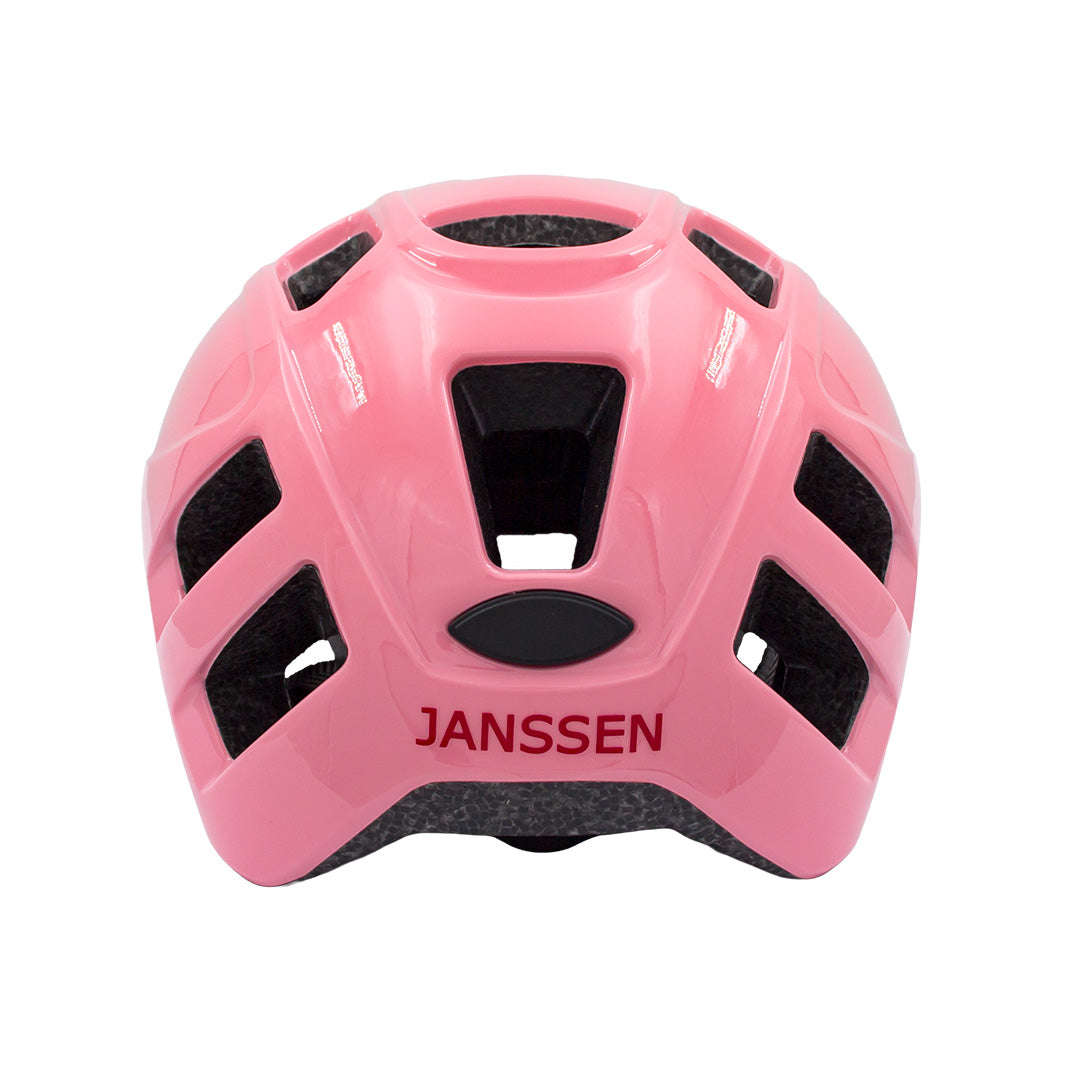 Janssen - Børne Cykelhjelm Gloss Pink - Billede 2