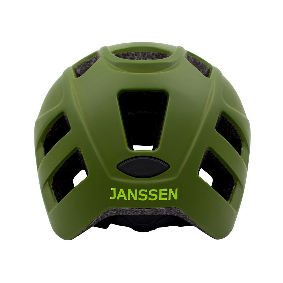 Janssen - Børne Cykelhjelm Matt Green - Billede 2