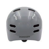 Janssen - Freestyle Cykel & Skate Hjelm Gloss Grey - Billede 2