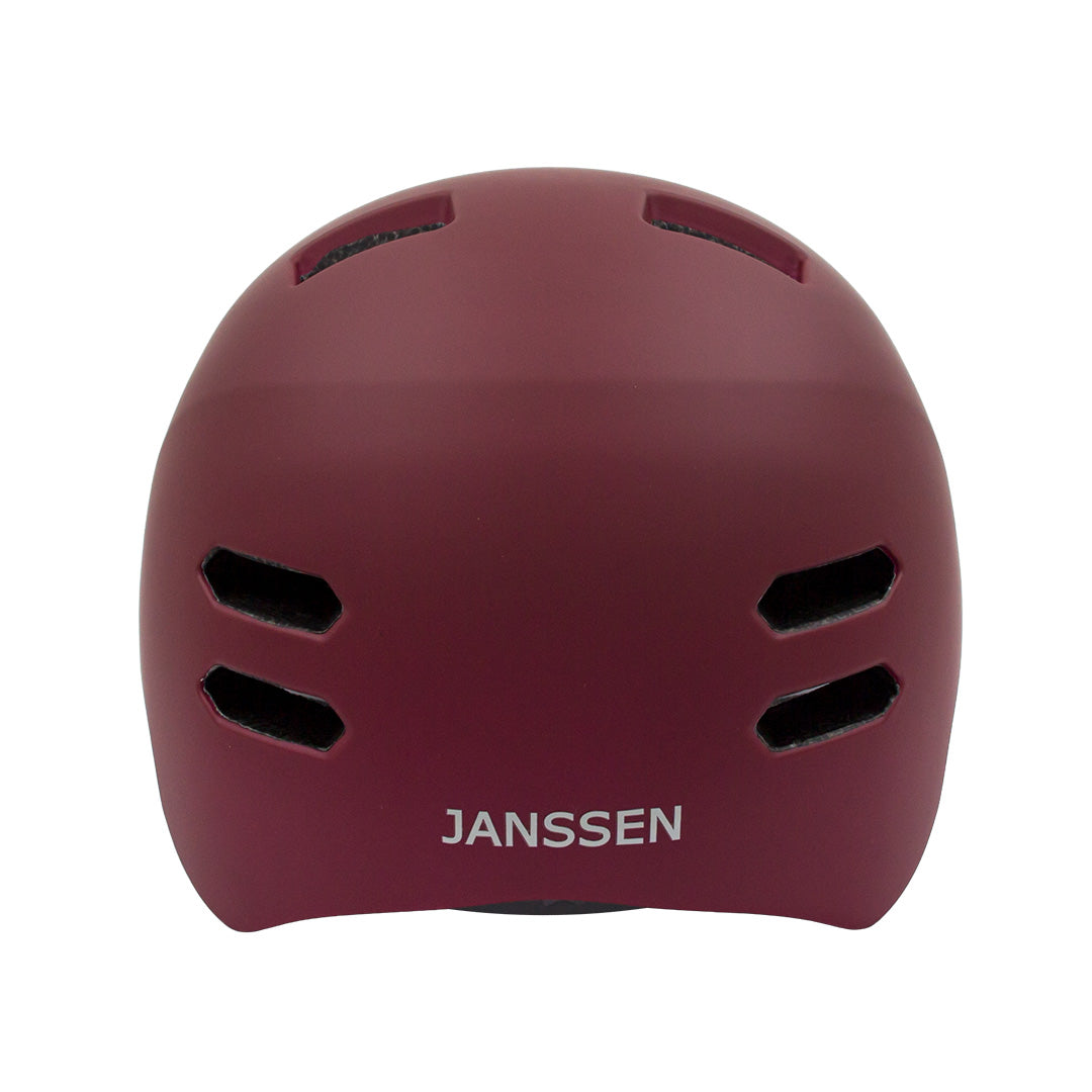 Janssen - Freestyle Cykel & Skate Hjelm Matt Plum - Billede 2