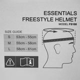 Janssen - Freestyle Cykel & Skate Hjelm - Size Guid