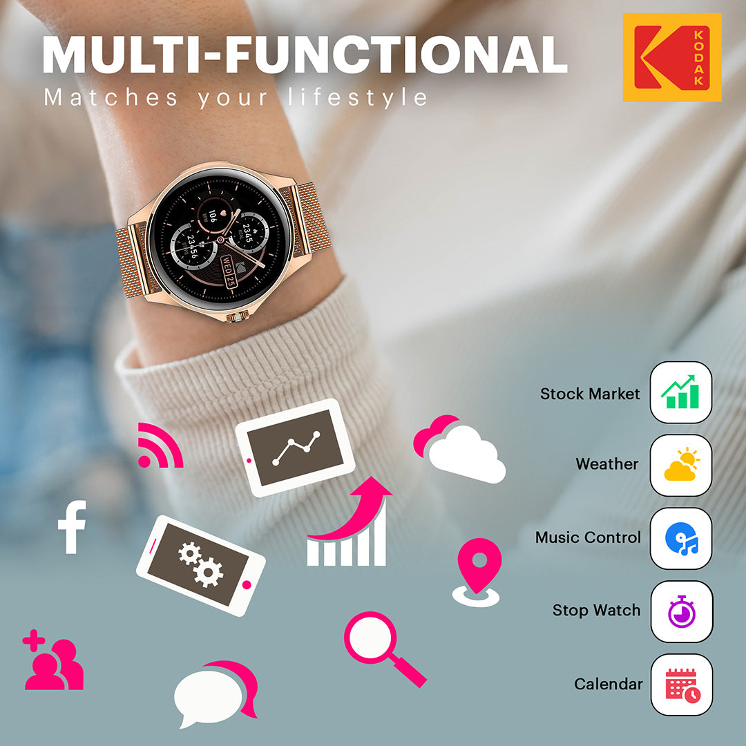 Kodak - SW-7211 - Smartwatch - Rose Gold - billede 4