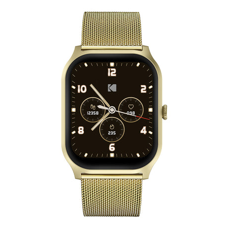 Kodak - SW-7224 - Smartwatch Med 2 Udskiftelige Remme - Guld - billede 2