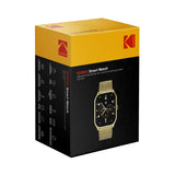 Kodak - SW-7224 - Smartwatch Med 2 Udskiftelige Remme - Guld - billede 6