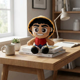 One Piece - Plush Bamse 20 cm - (Netflix, Collectible) - Billede 4 - Luffy