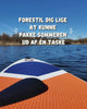 CS Aqua - SUP Board - Stand Up Paddleboard - Max 120kg - Orange/Blå