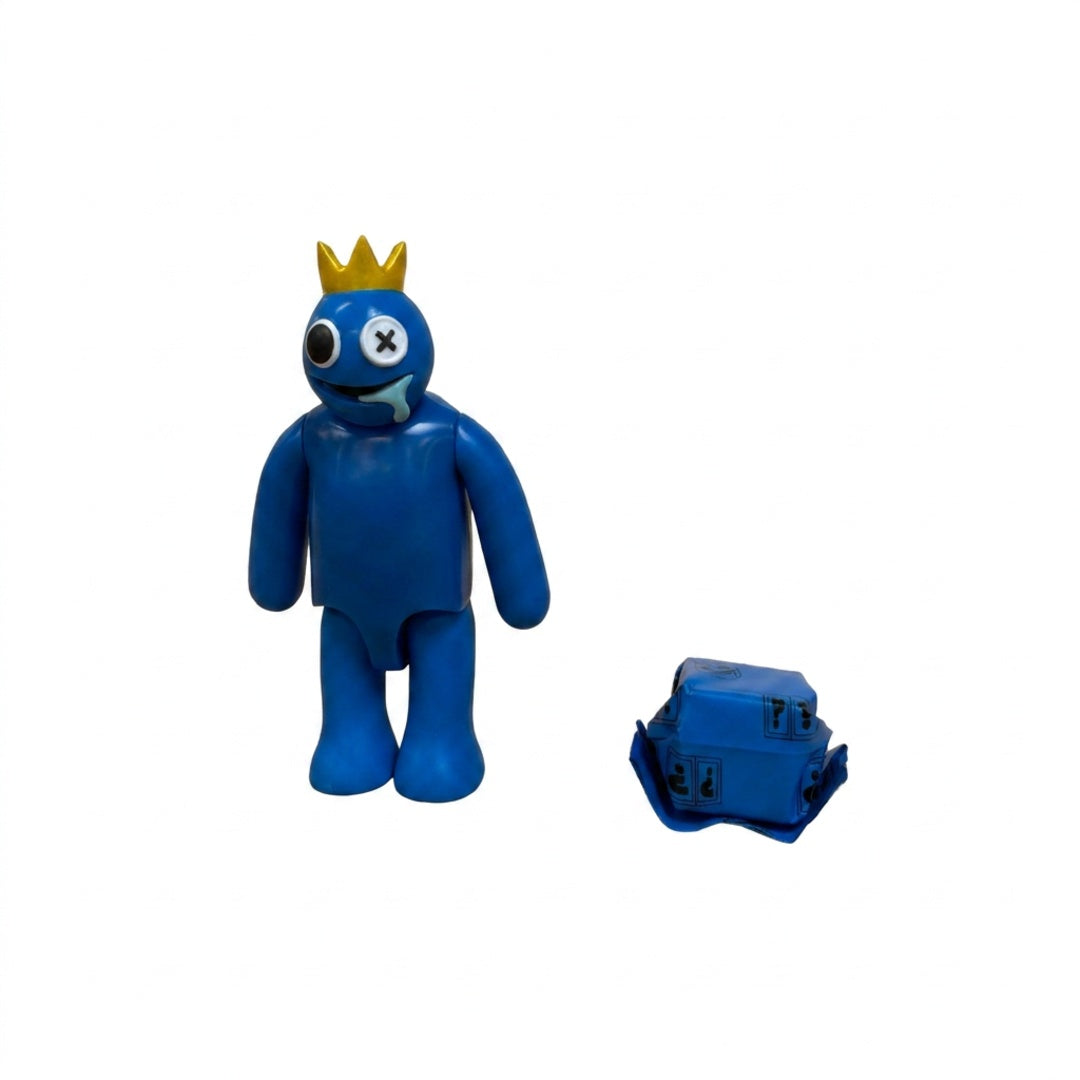 Rainbow Friends Action Figur - Happy Blue - billede 1