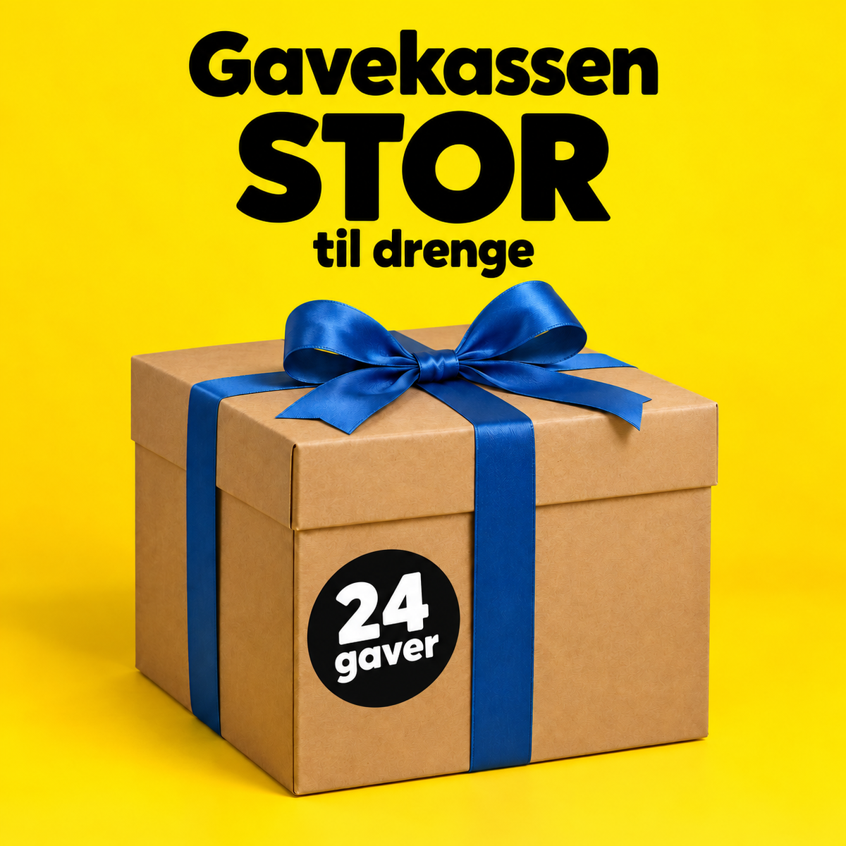 Gavekassen STOR - dreng (4-8 år)