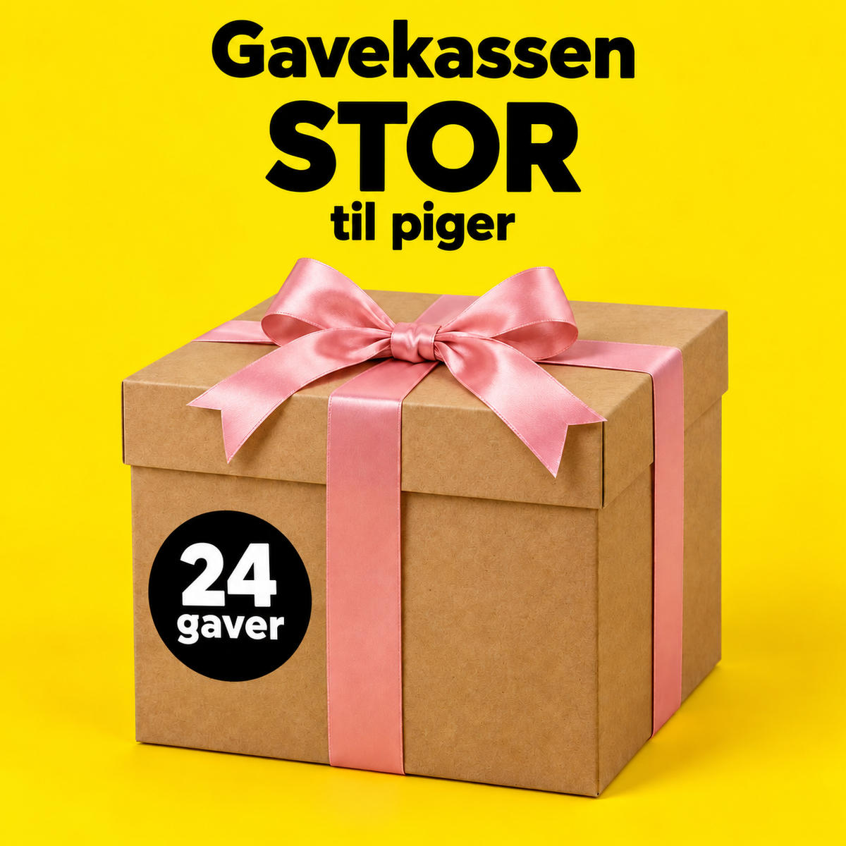 Gavekassen STOR - pige (4-8 år)