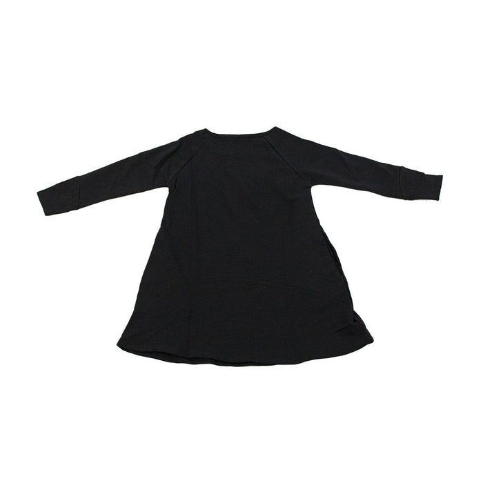 New Generation Pige Zip Dress - Pure Black Konkurspriser ny 