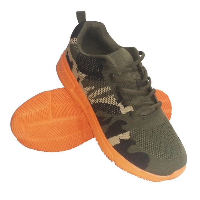 Bali camo/orange sneakers - Letvægts