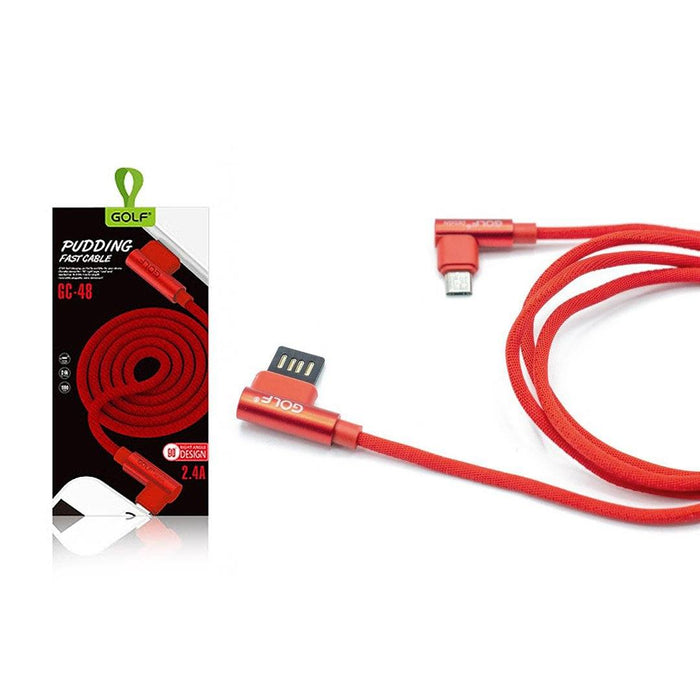 GOLF Fast charge USB ladekabel - iPhone / Android Konkurspriser ny 